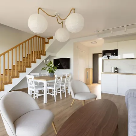 Dağ evi Radunskie Zacisze Chmielno